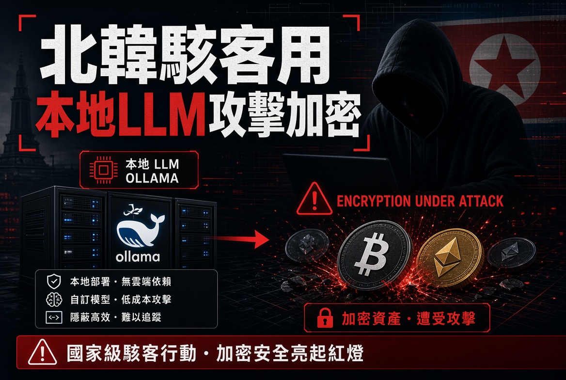 【警惕】北韓駭客 Kimsuky 部署本地 LLM 加強加密攻擊！