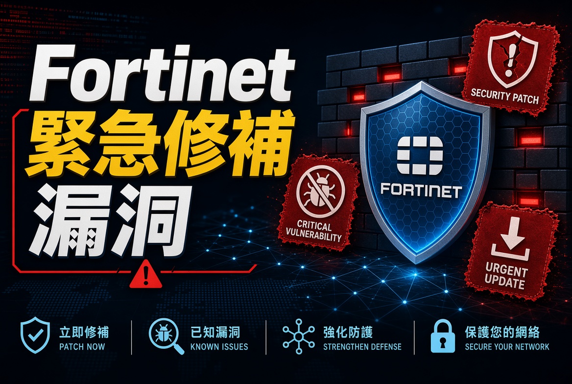 Fortinet 緊急修補多款產品身份驗證漏洞！管理員請即更新