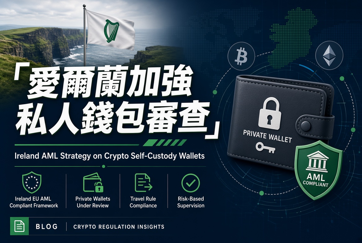 愛爾蘭加強私人加密錢包審查：交易所須執行強化檢查