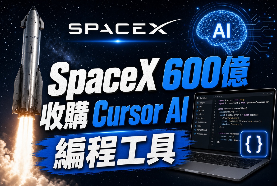 SpaceX 正式完成 600 億美元收購 Cursor！
