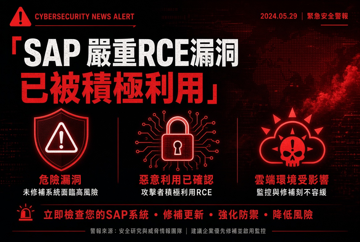 SAP Commerce Cloud 嚴重漏洞 CVE-2026-58231 已被積極利用！