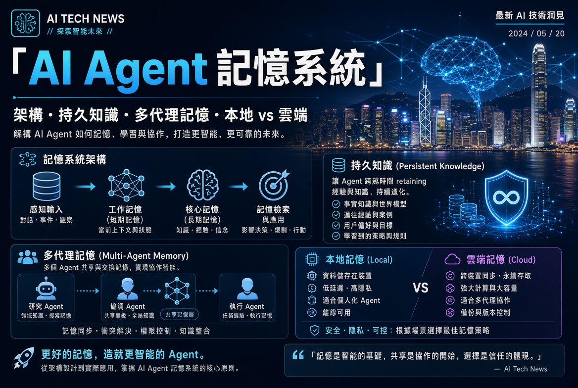 AI Agent 記憶系統：從對話紀錄到真正可複用知識