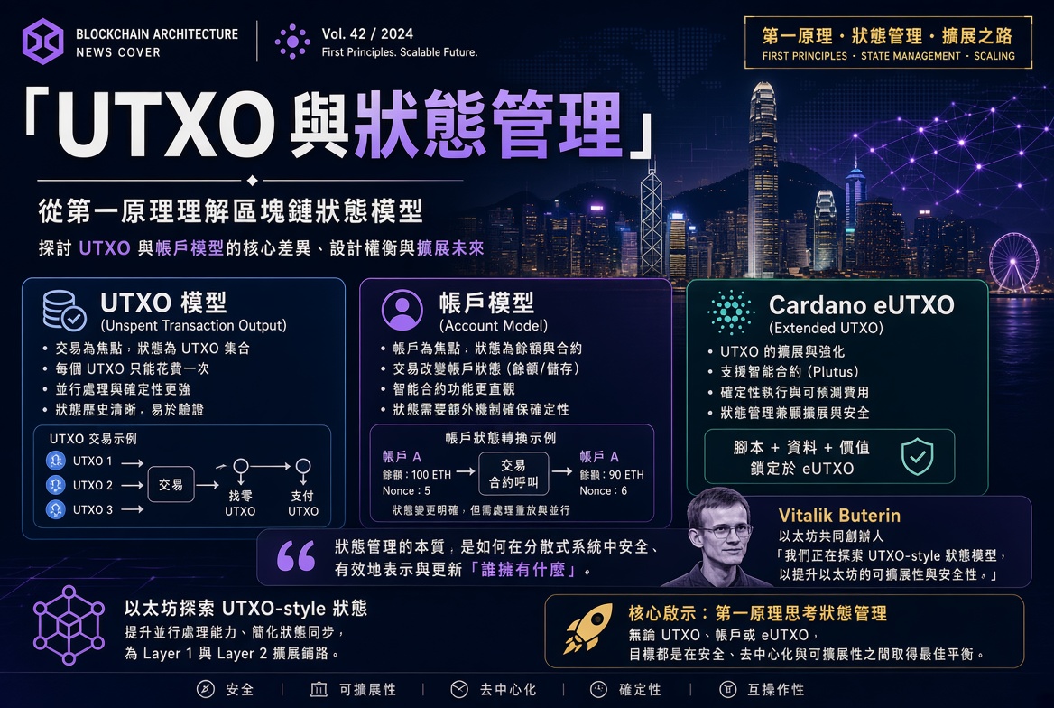 從第一性原理看狀態管理：Vitalik 談 UTXO 與以太坊擴容