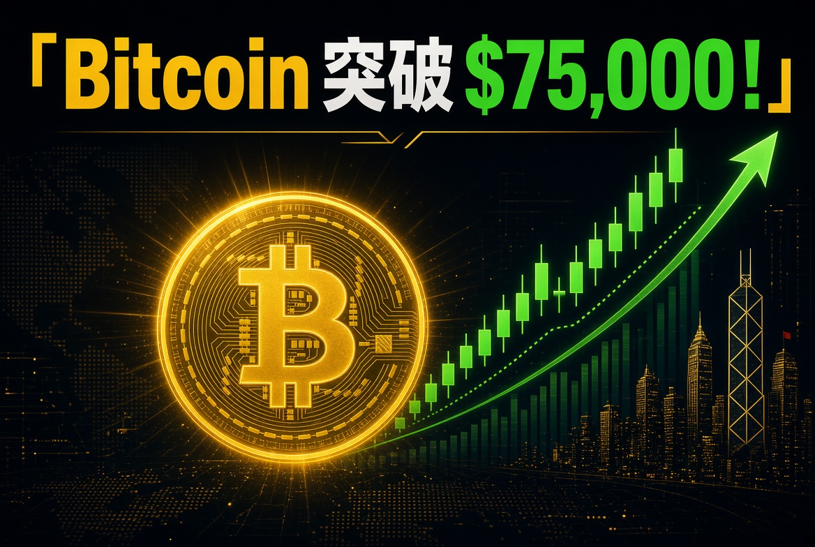 Bitcoin 突破 $75,000！熊市完結未？