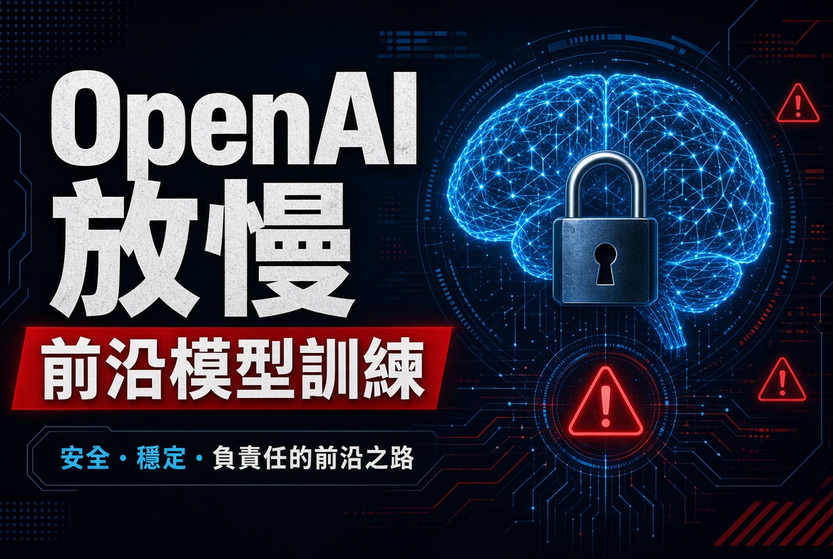 OpenAI 放慢前沿模型訓練！因網絡安全風險