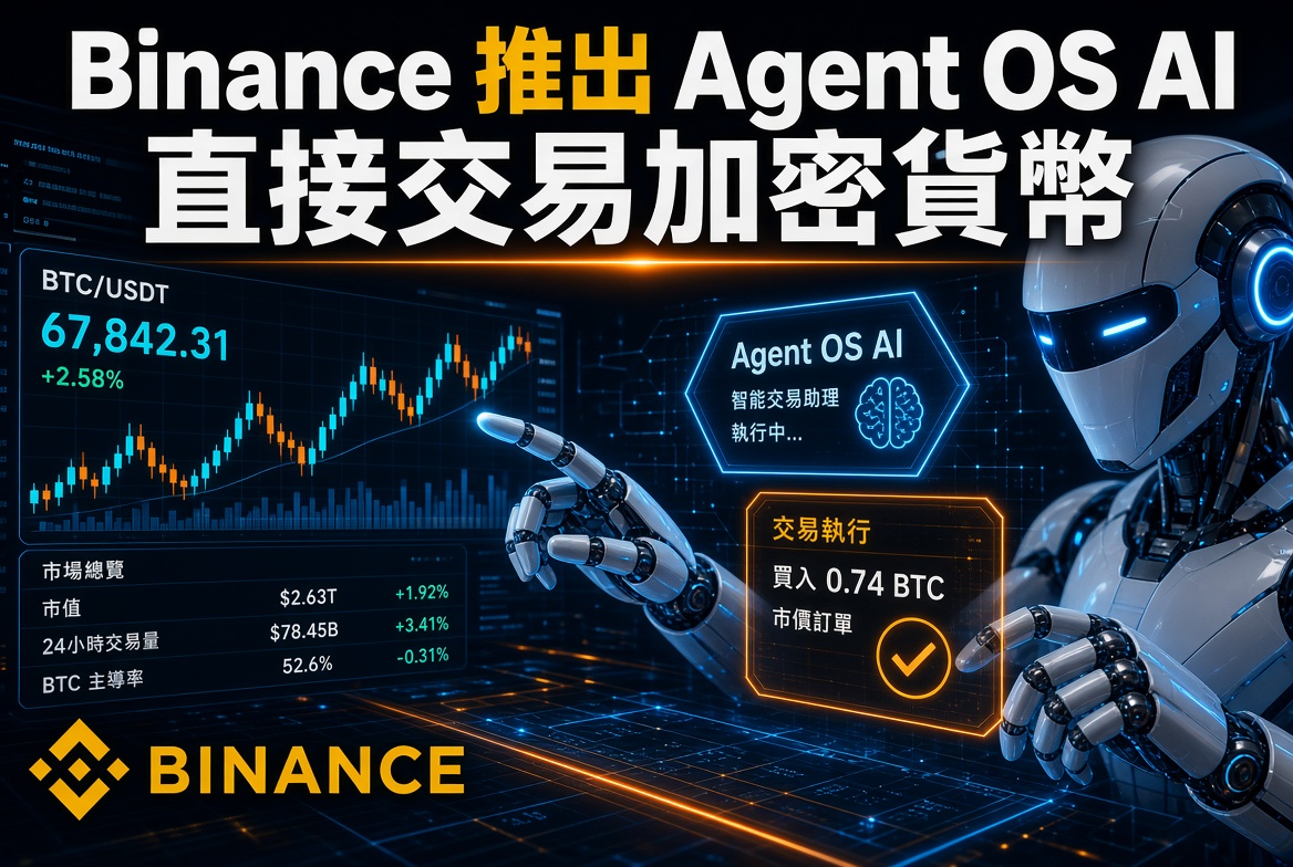 AI 終於可以直接喺 Binance 幫你交易加密貨幣！