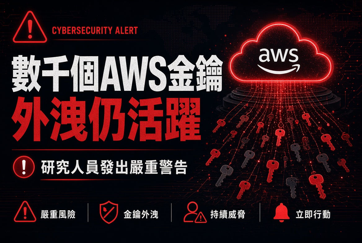 嚴重警告！研究人員發現數千個外洩的 AWS 金鑰仍處於活躍狀態