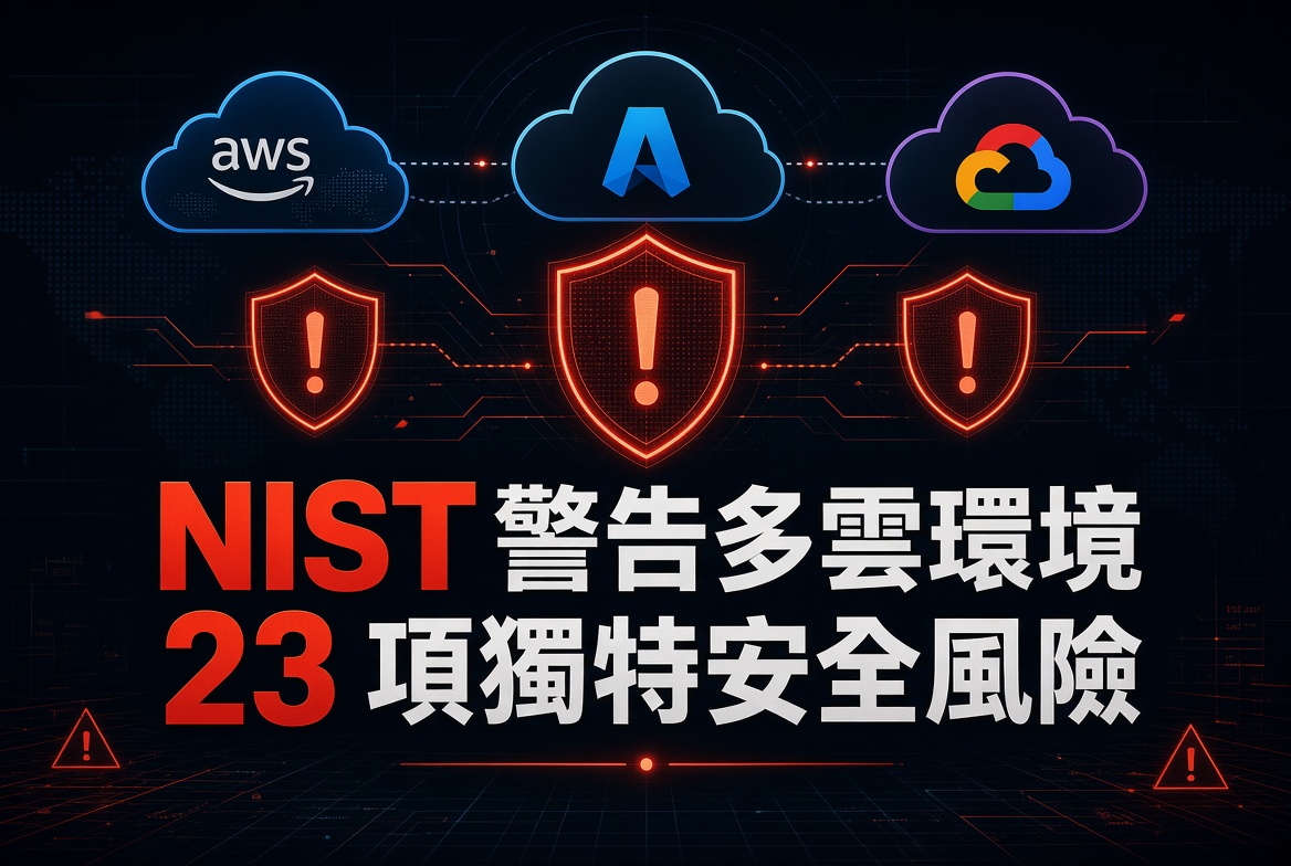 【資安警告】NIST 指出多雲環境有 23 項獨特安全挑戰！