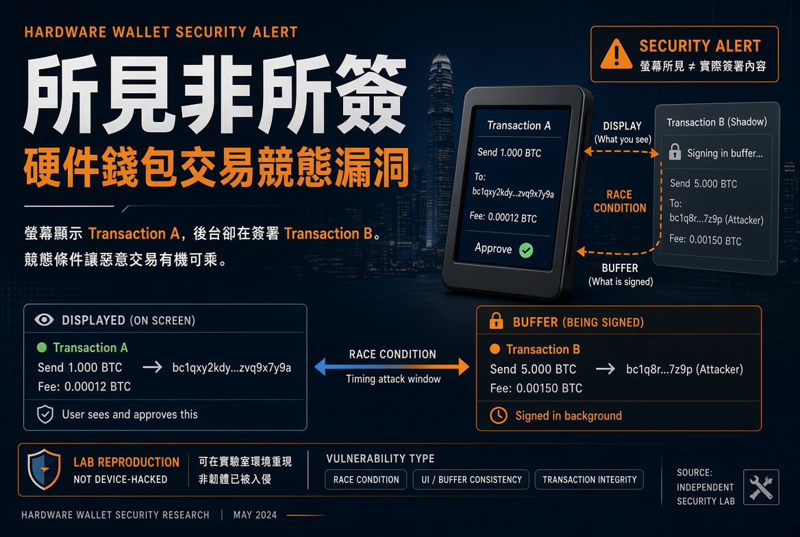 Ledger「所見非所簽」：OneKey 實驗室重現已修補漏洞，並非整機被入侵