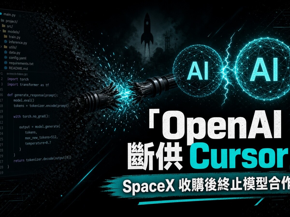 SpaceX 收購 Cursor 之後，OpenAI 決定斷供模型