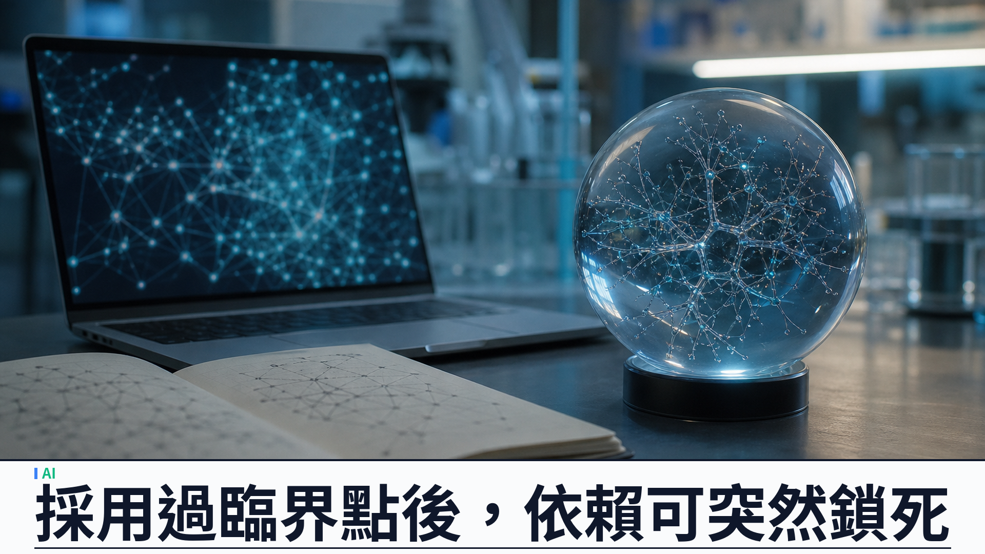 LLM 被建模為「認知病毒」：採用過臨界點後，群體依賴可突然鎖死