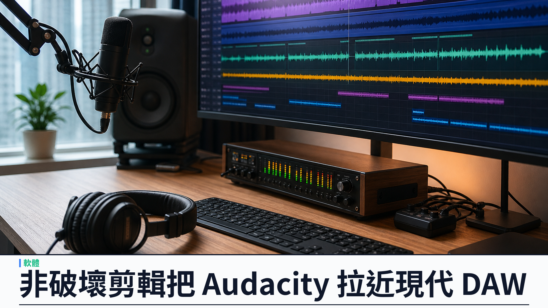 Muse Group 推出 Audacity 4：非破壞剪輯與現代介面，把開源音訊編輯拉近 DAW