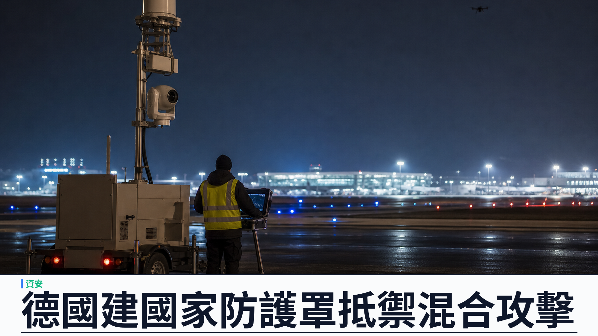 德國推「Cyberdome」國家防護罩：萊比錫機場無人機事件後，混合攻擊成歐洲日常防衛課題