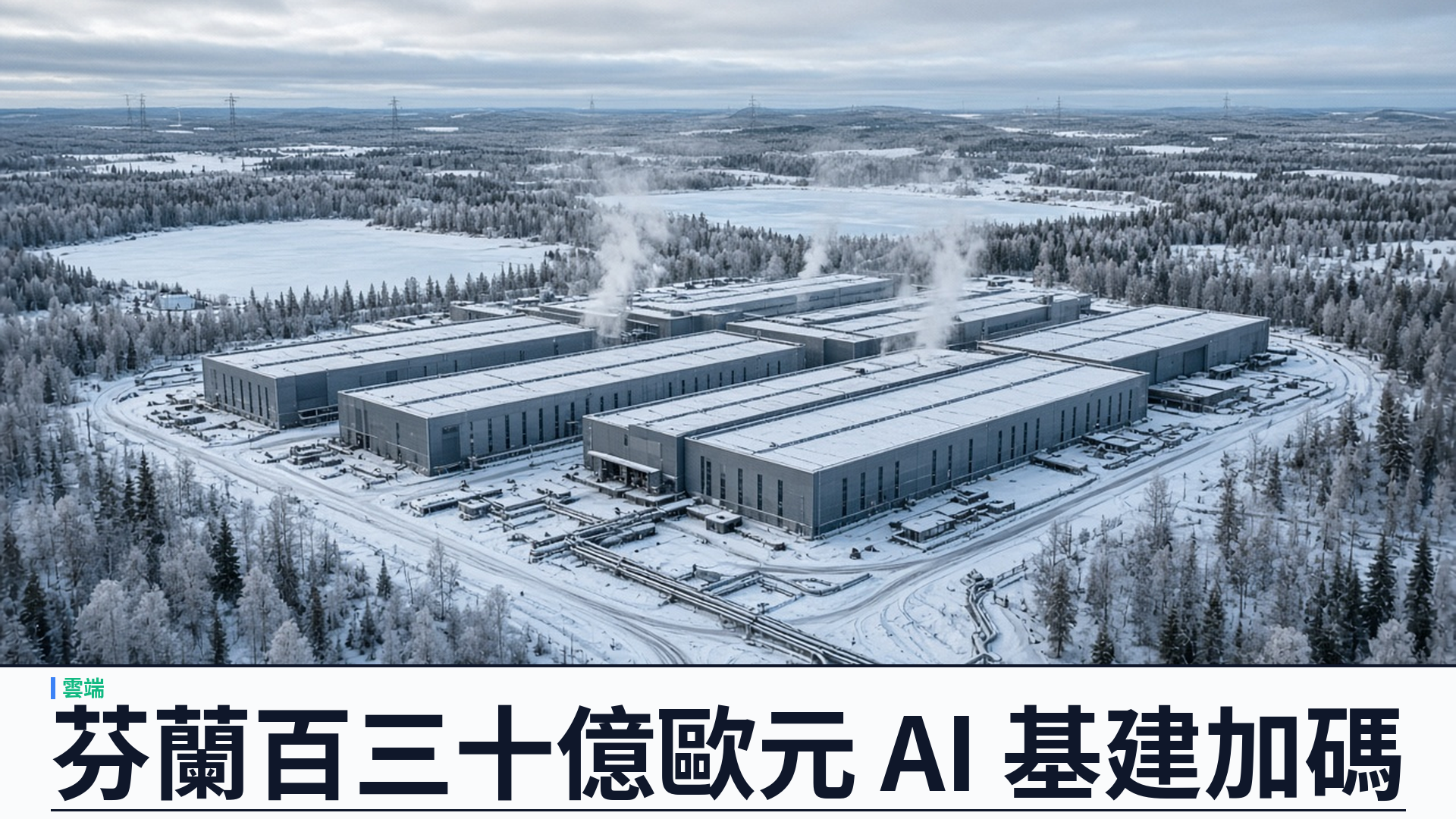 Google 在芬蘭加碼一百三十億歐元 AI 基建：歐洲最大單一投資，冷氣候與綠電成數據中心磁鐵