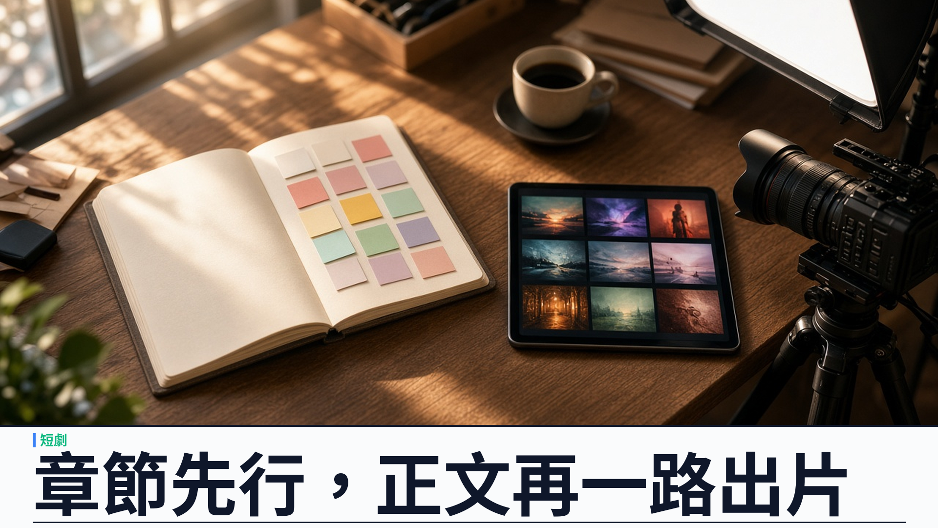 章節先行：瞬劇魔法師讓短劇先寫好正文再一路出片