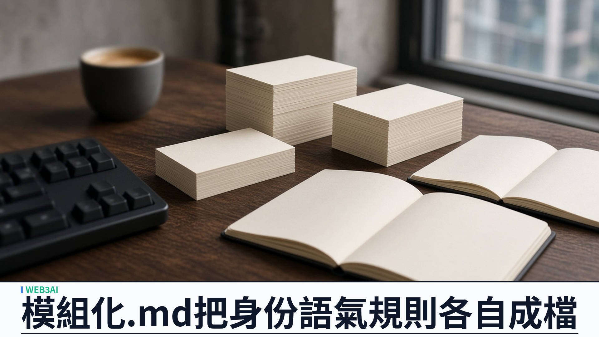 模組化.md角色：SoulMD Hub 讓身份、語氣與規則各自成檔