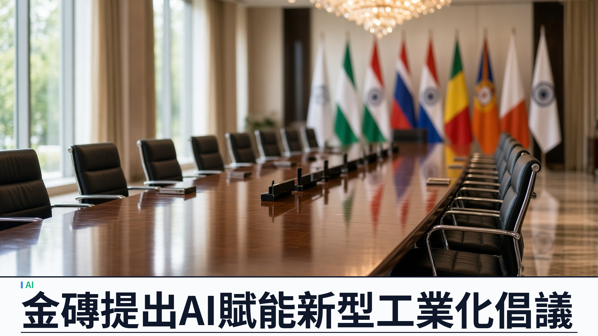 習近平於金磚峰會提出「AI 賦能新型工業化」倡議：開源合作、研發應用與產業鏈聯動