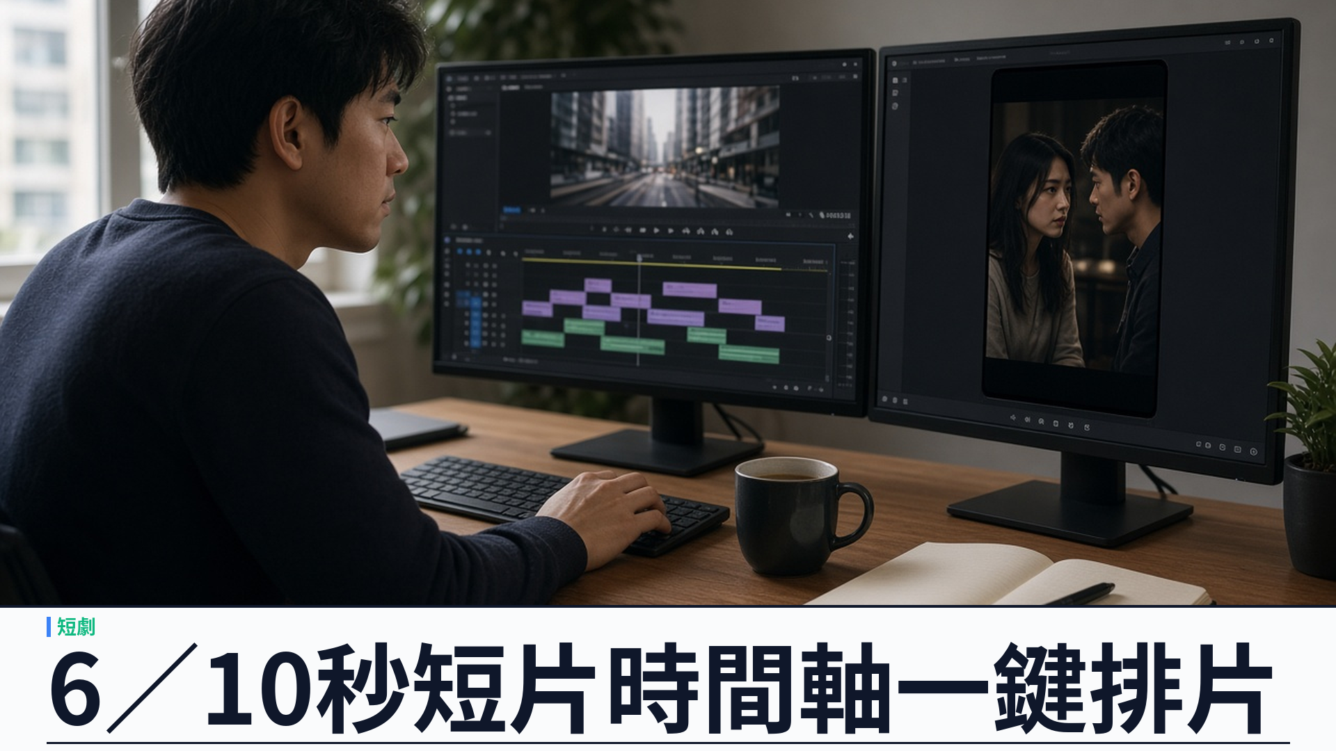 6／10 秒短片：瞬劇魔法師時間軸一鍵排片成片