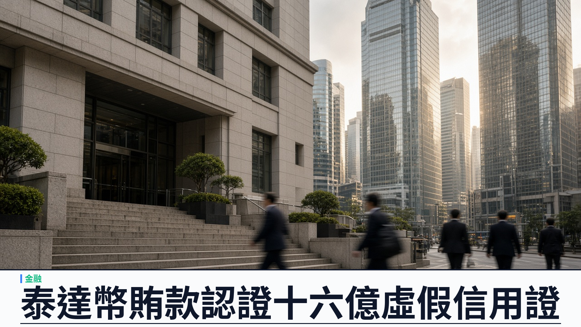 廉署：建行亞洲前經理收四十七萬美元泰達幣賄款認證虛假信用證，判囚四年
