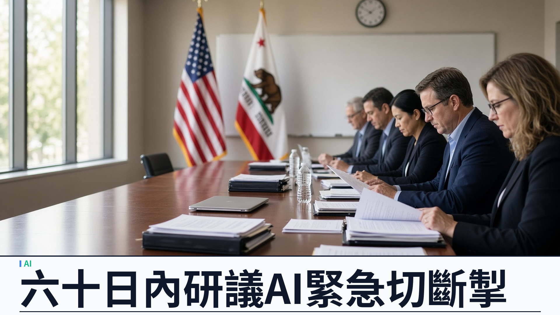 加州紐森簽署行政命令 N-9-26：六十日內研議前沿 AI「緊急切斷掣」與駐場獨立核證