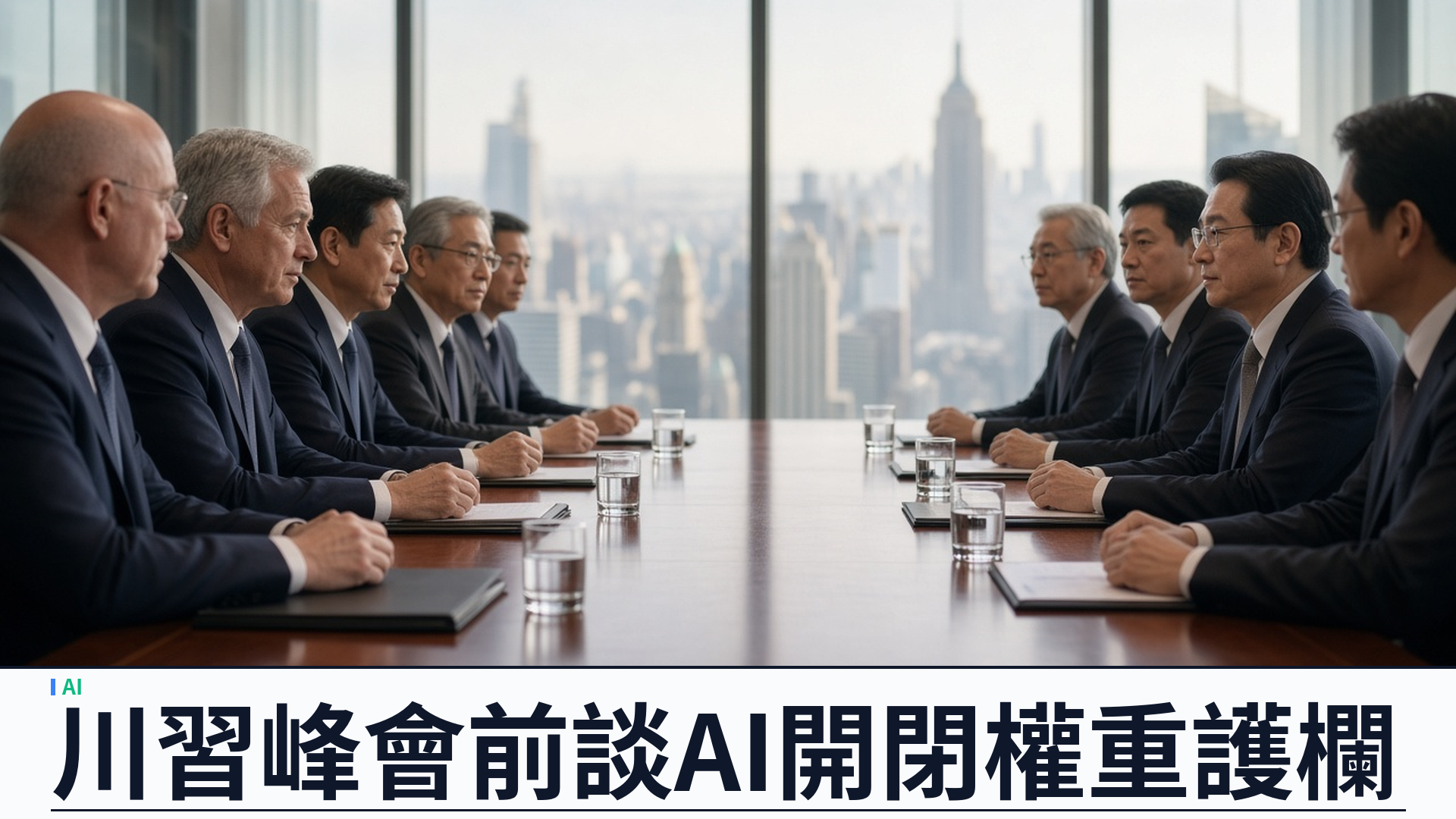 路透社：美財長貝森特與中國副總理何立峰啟動 AI／貿易／關鍵礦產磋商——川習峰會前談開閉權重護欄