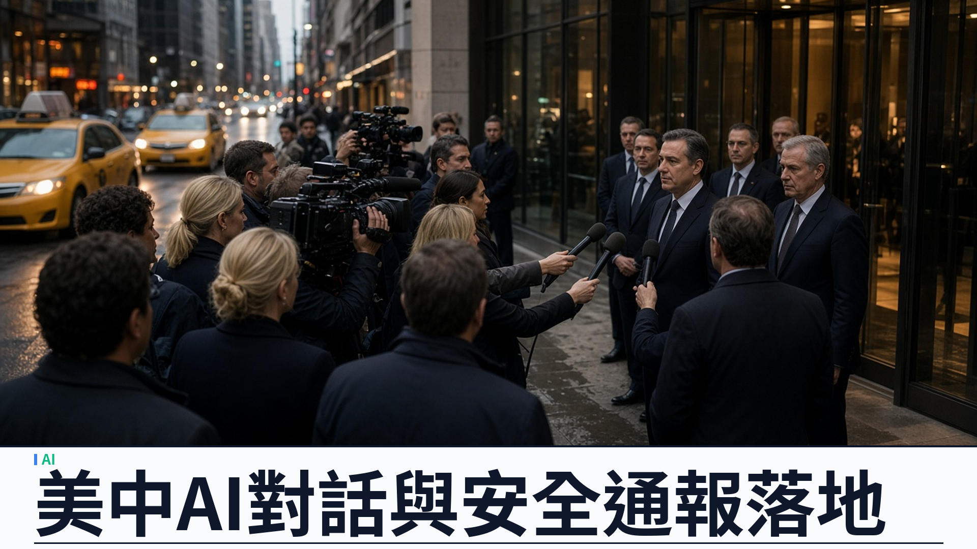 南華早報／路透：美中紐約八小時磋商落地——同意設立「美中 AI 對話」與安全通報機制，貿易委員會同步運作