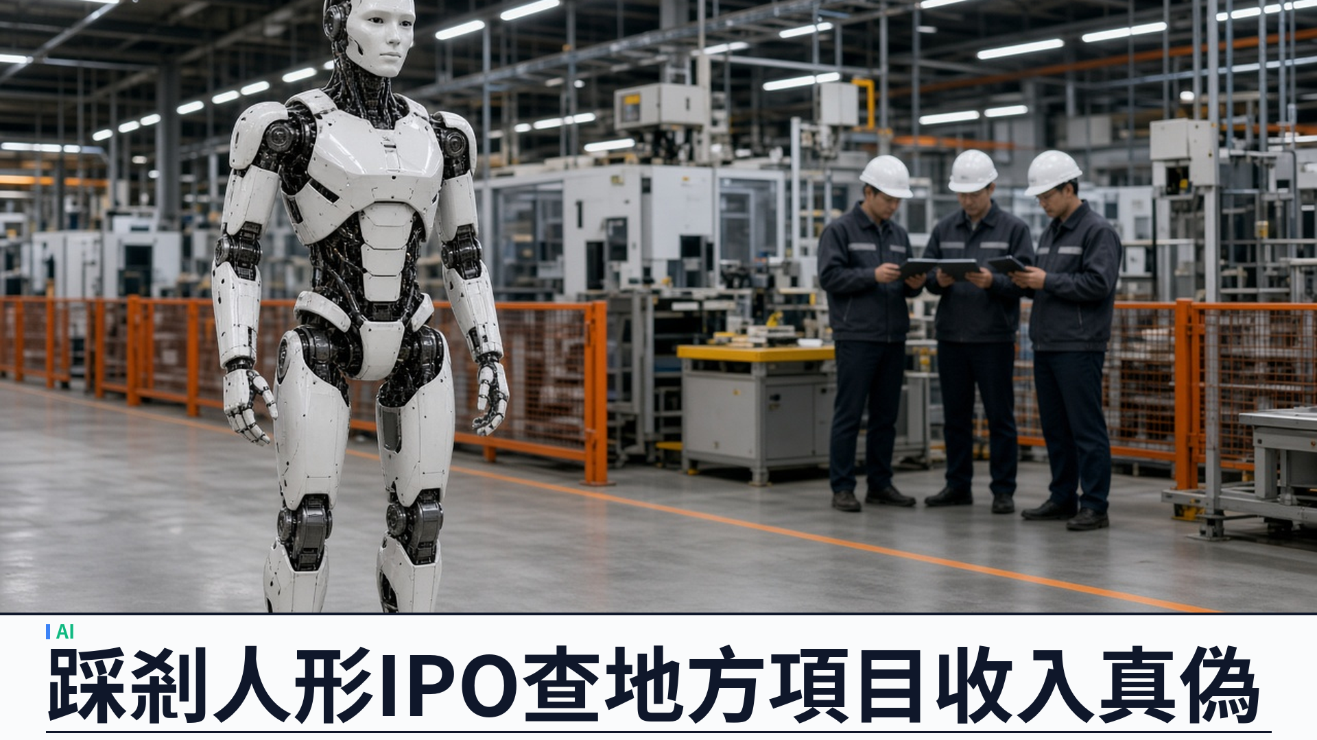 路透社：中國踩剎人形機械人 IPO——查地方項目收入真偽，宇樹暴漲暴跌後閘門收緊
