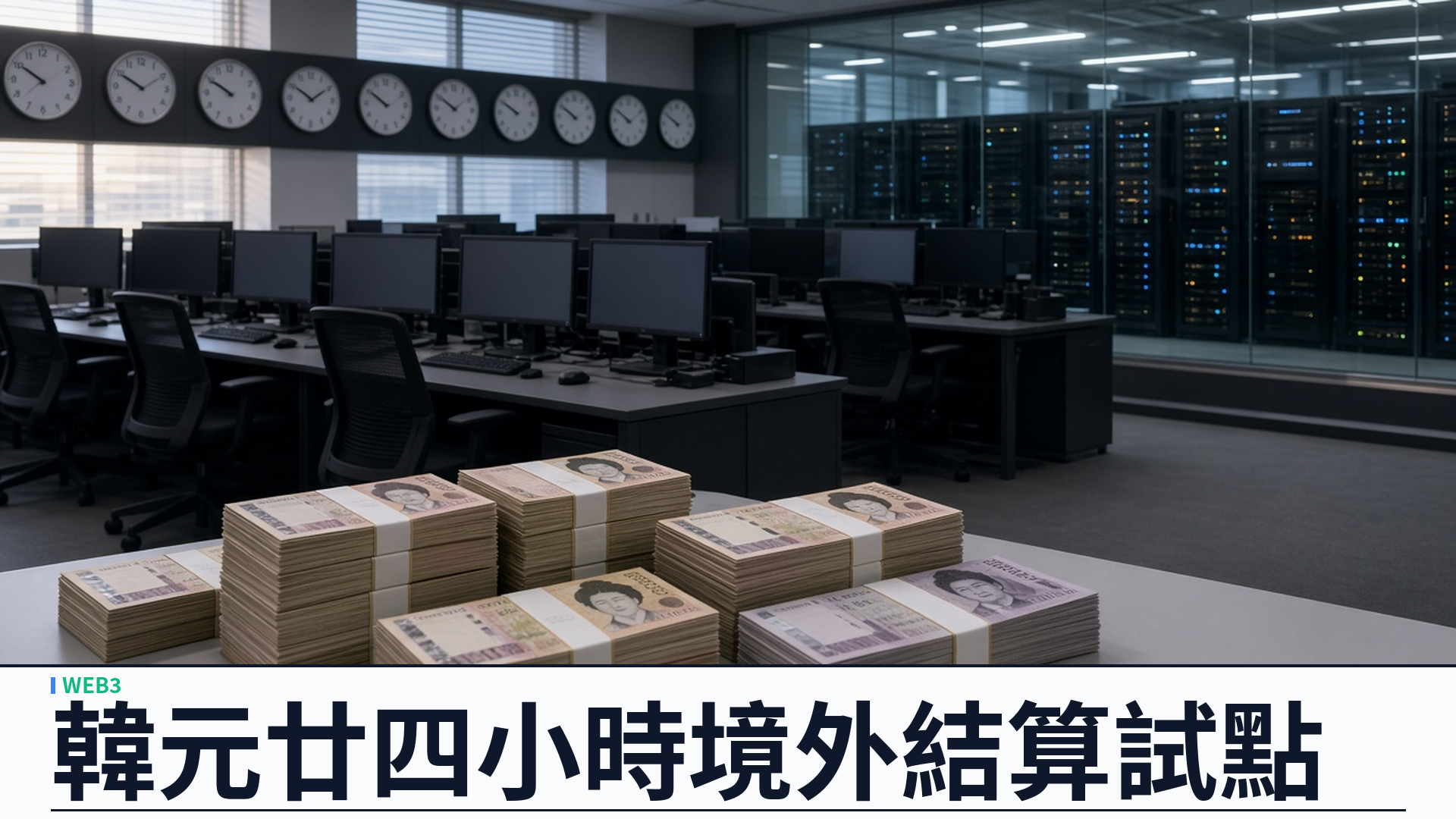 韓國銀行：韓元國際支付網今日試營——營業日廿四小時境外交收，二零二七年一月本營運