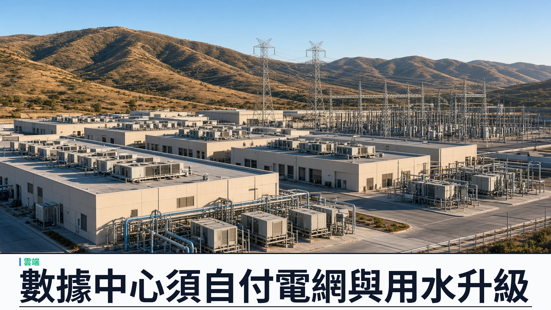The Verge／加州：紐森簽署七條 AI 數據中心法規——電網與用水升級須自付，禁轉嫁一般住戶