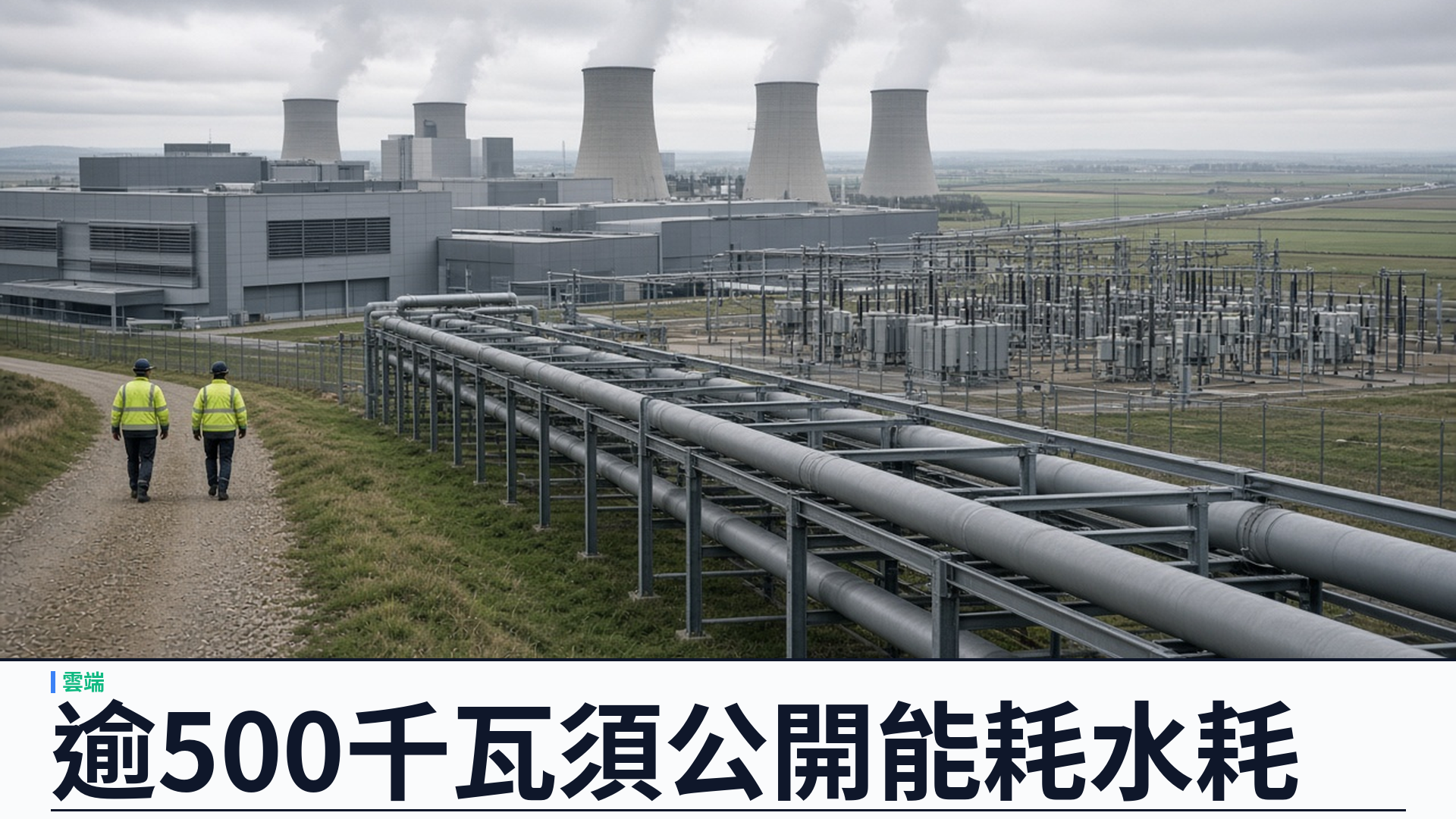 歐委會／路透：歐盟數據中心共同評級方案出爐——逾五百千瓦須公開能耗與水耗效率
