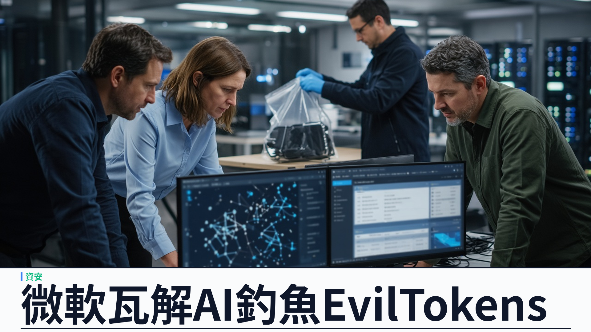 微軟／官方：瓦解 AI 釣魚即服務 EvilTokens——逾一萬二千信箱遭入侵、英美聯手查扣五十站並拘捕兩嫌