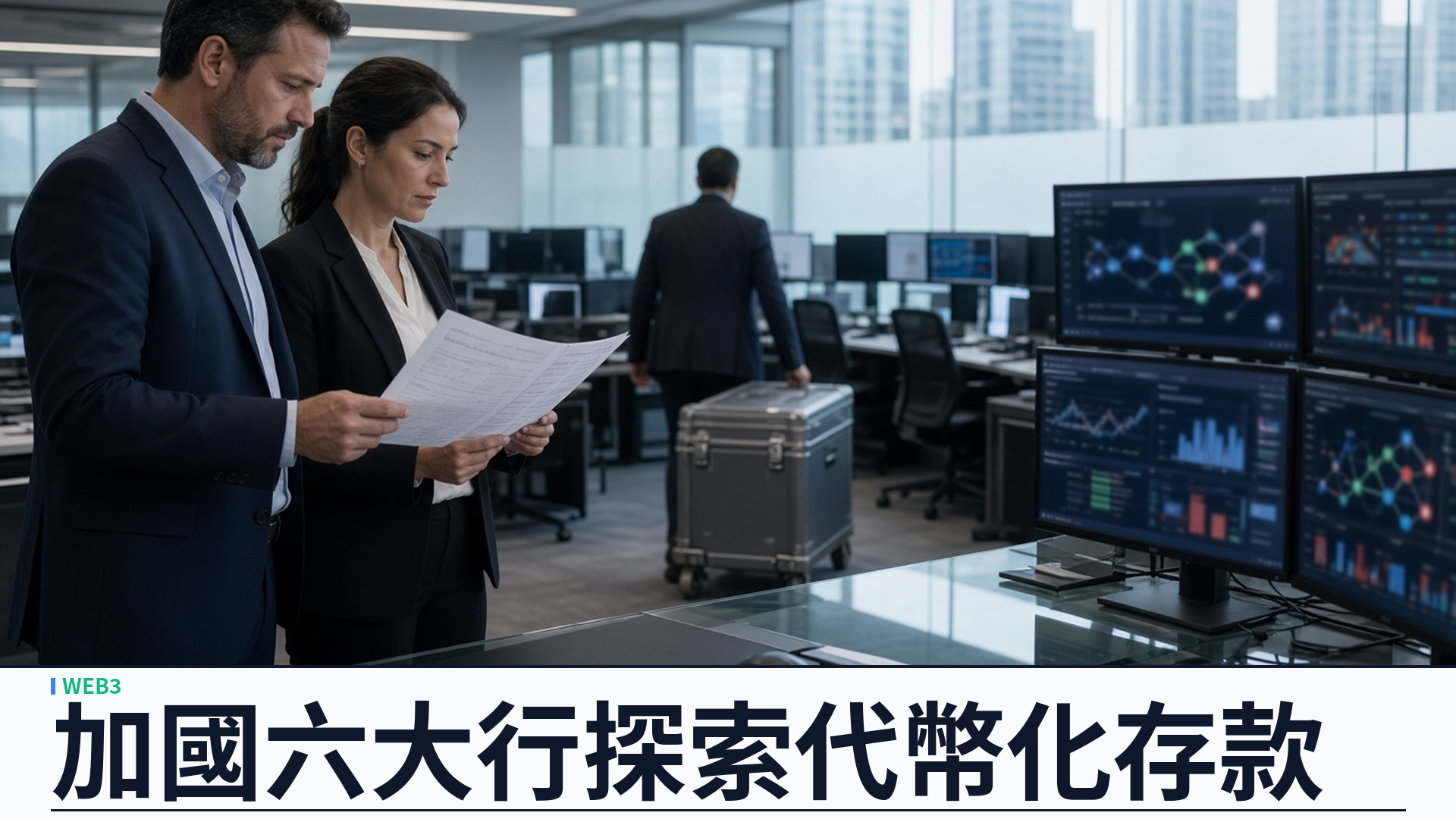 加拿大／六大銀行：聯合探索加元代幣化存款——首階段跨行轉移、長遠接駁數碼資產生態