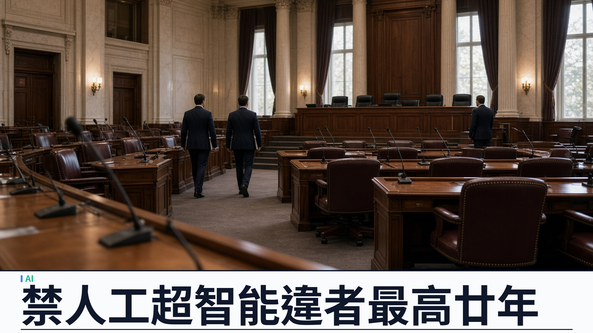 美國／Sanders×Casar：提出《禁止人工超智能法》——永久禁 ASI、暫停前沿 AI，違者最高廿年監禁