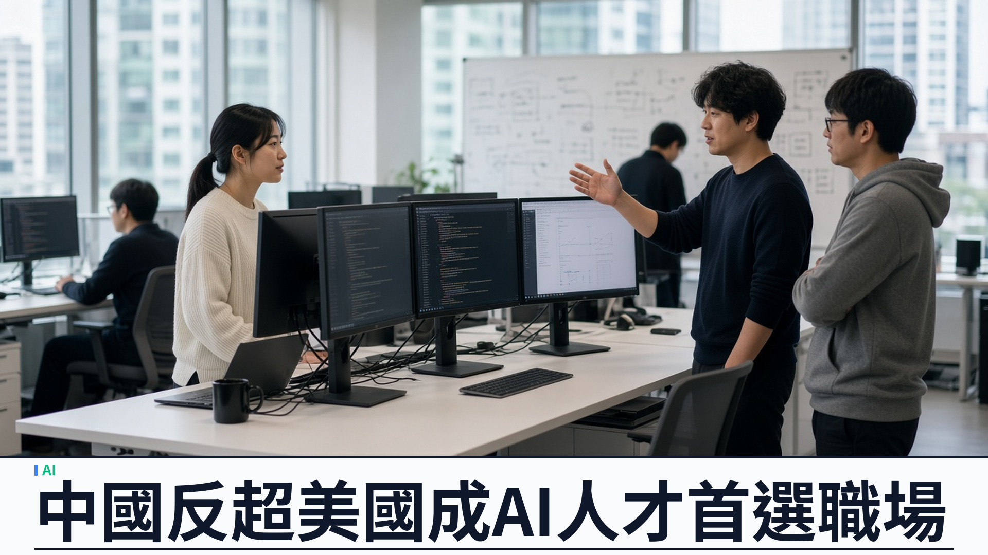 南華早報／Carnegie China：中國反超美國成頂尖 AI 人才最大職場——NeurIPS 樣本約四成一對三成四；本科源自中國者留本國升至近七成