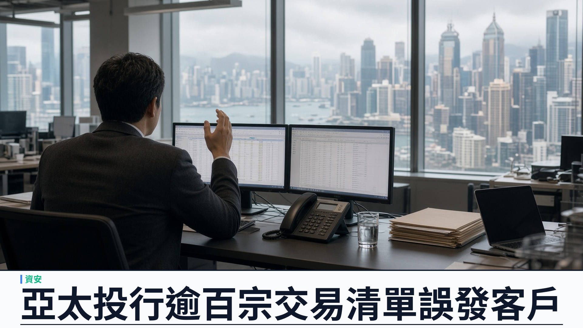 摩根士丹利／彭博：亞太投行逾百宗交易清單誤發客戶——香港董事總經理寄錯內部版、Instagram 現模糊截圖