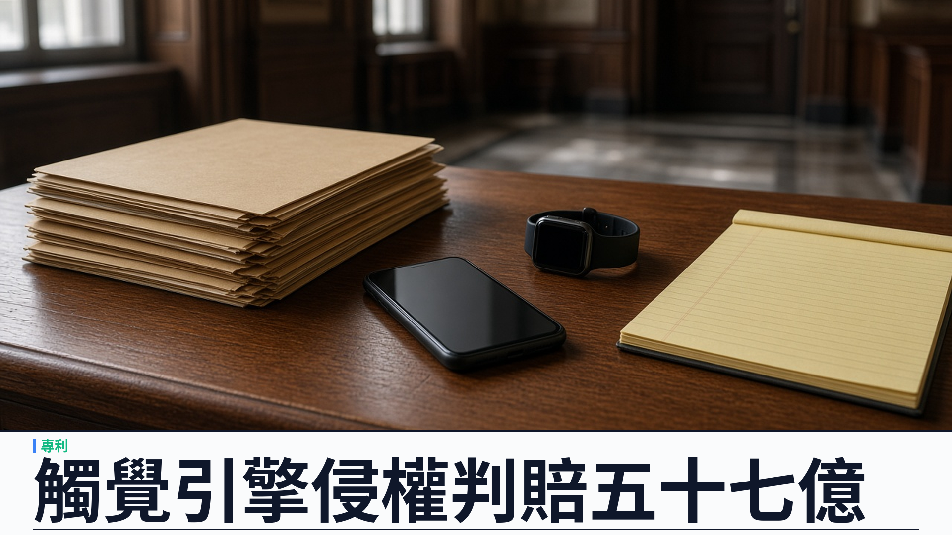 路透／Engadget：Apple 觸覺引擎侵權敗訴——Taction 獲裁約五十七億美元創美國專利判賠紀錄