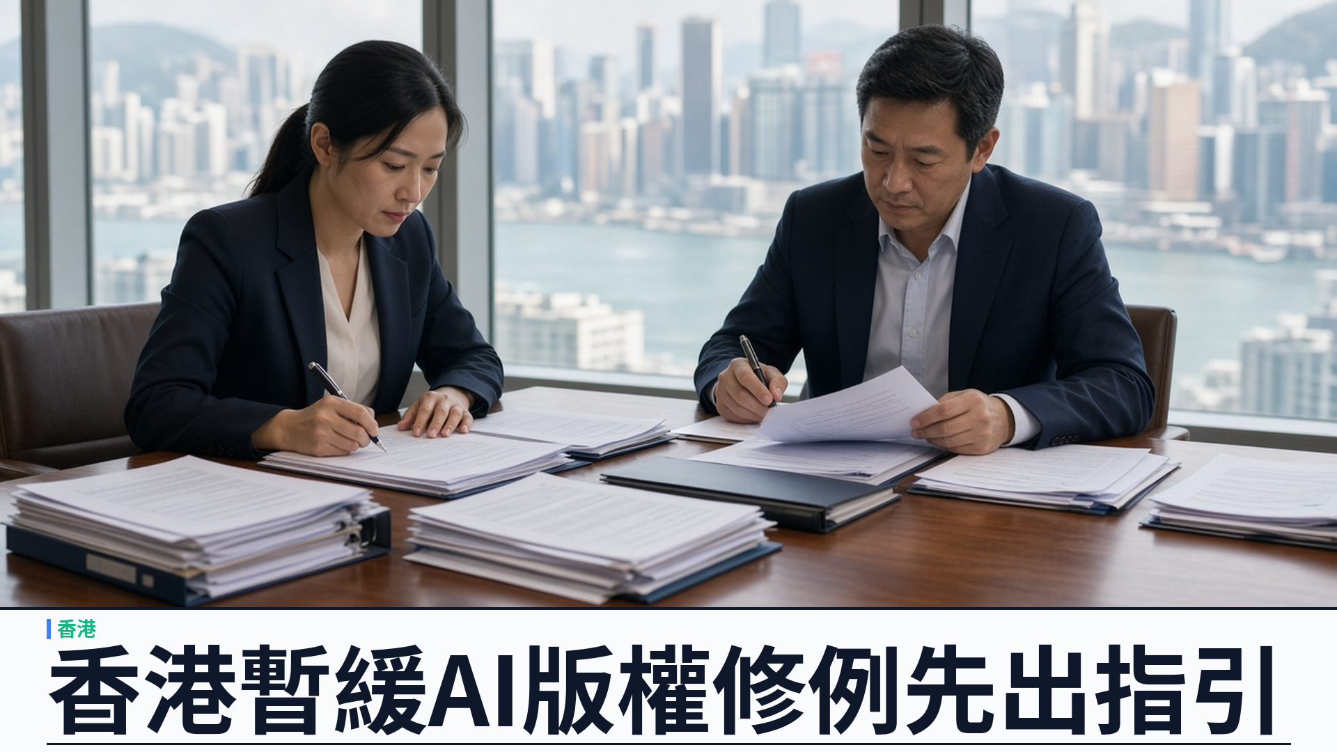 南華早報／香港：暫緩 AI 版權修例改先出指引——「退出」機制執行細節成關鍵；文創與資訊科技界催平衡發展