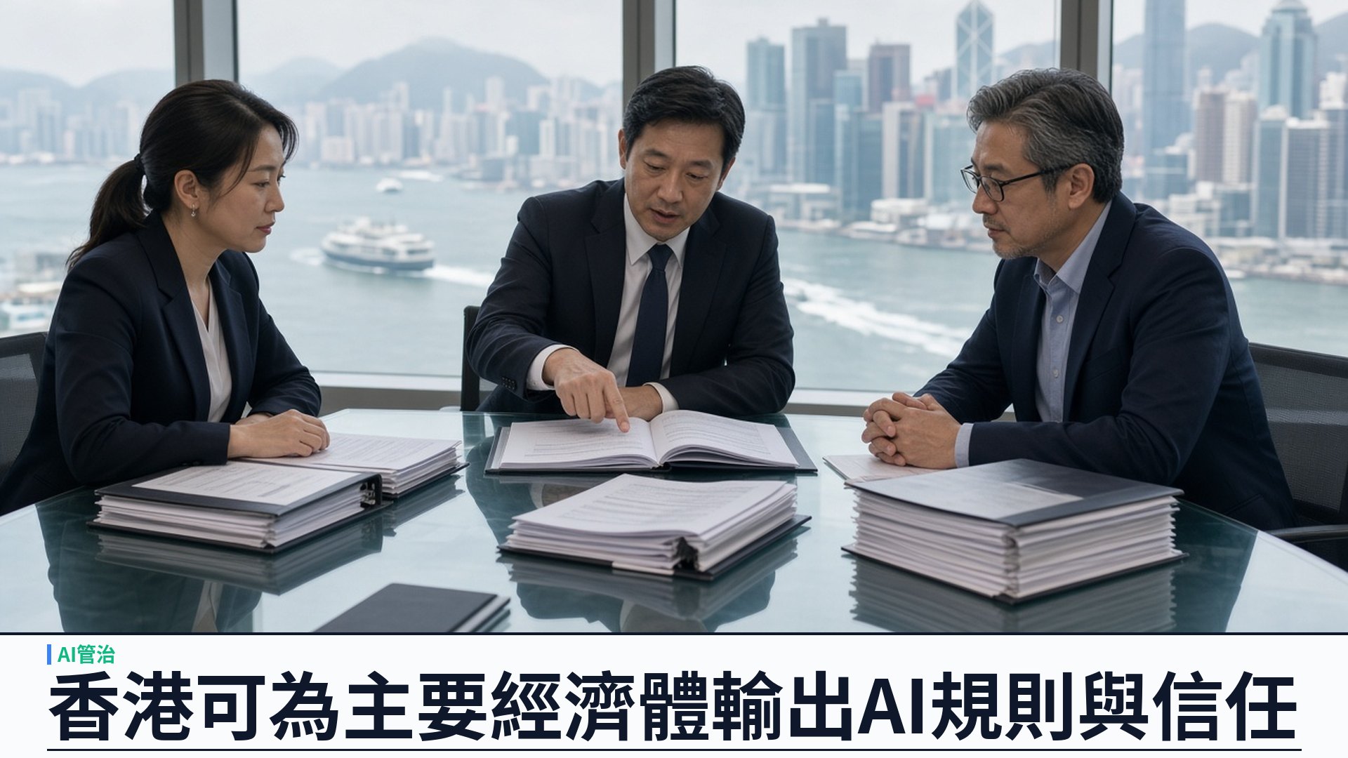 財政司司長／官方隨筆：香港可為主要經濟體提供 AI「規則與信任」——模型訓練、數據跨境、私隱與糾紛處理；全民 AI 培訓加碼