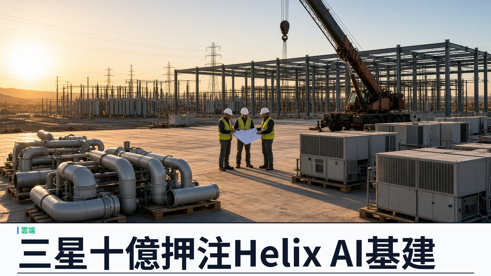 Samsung／官方：六家關係企業合共十億美元投資 KKR 旗下 Helix——電子出資五億；與 NVIDIA、Vistra 同列創始投資者；鎖定數據中心與電力瓶頸