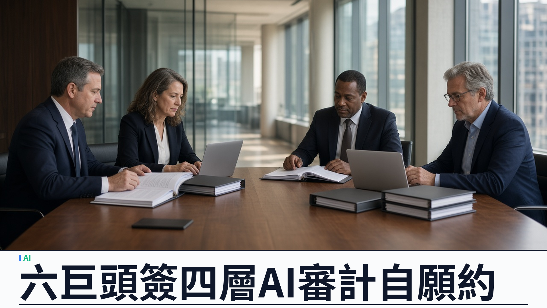 白宮／協定：OpenAI、Google、Meta 等六企承諾外部 AI 安全審計——四層管控無罰則；川普稱「道德約束」