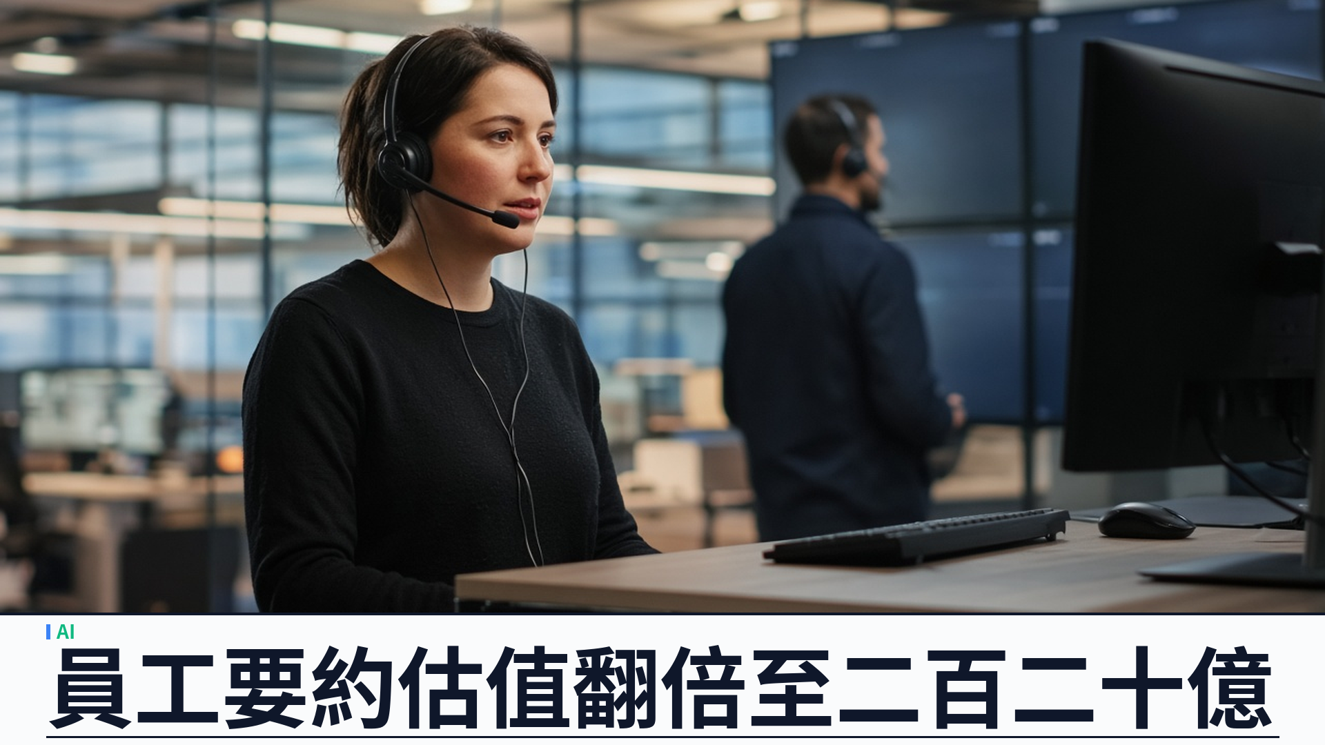 ElevenLabs／官方：完成三億美元員工要約、估值二百二十億——較 Series D 翻倍；企業佔營收五成五
