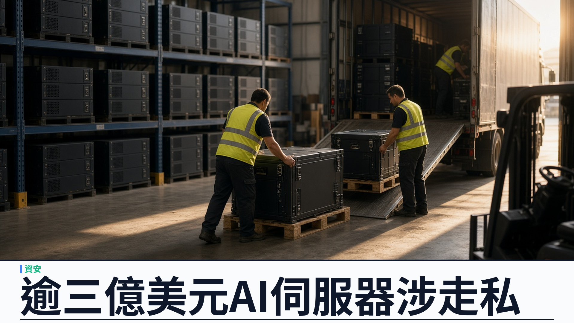 美國司法部／官方：加州男子涉走私逾三億美元出口管制 AI 伺服器至中國——經馬來西亞／新加坡轉運；Earthmade 收逾一點七六億美元