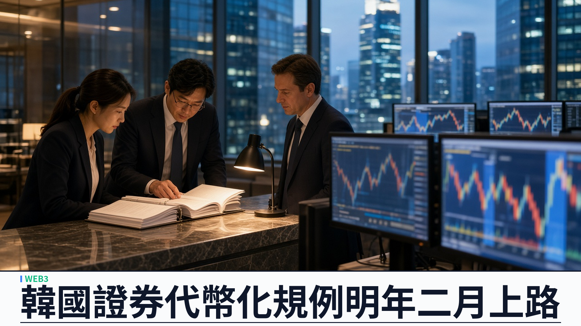 韓國金管會／官方：提出證券代幣化下位規例修訂——股票債券基金可代幣發行流通；發行人帳戶管理最低資本四十億韓元；場外零售年淨買入上限一億韓元；二零二七年二月四日生效