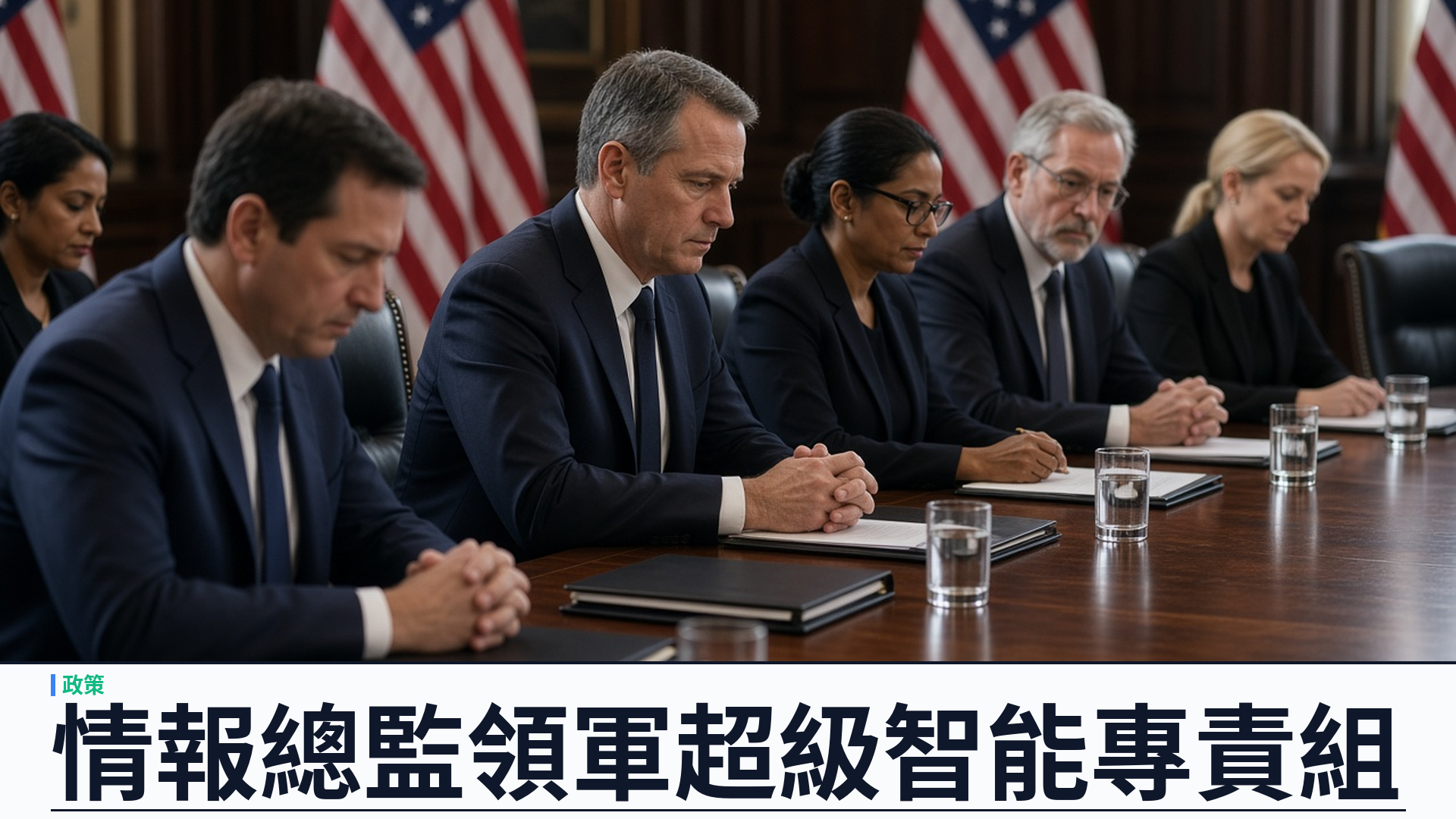 白宮／CNN：特朗普任命情報總監 Clayton 領「超級智能專責組」——FTC Ferguson 等四人共領；一百二十日內交風險與監管角色報告；對消費者／基建／AI 公司協調