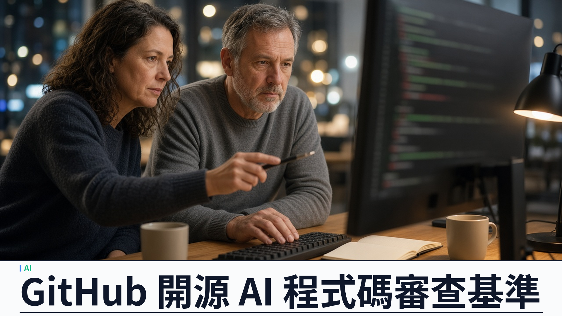 GitHub／官方：開源 AI 程式碼審查基準 ReviewBench——按逾一億個 PR 分佈精選二百一十九個真實 PR、橫跨十九種語言；資深工程師複核一致率百分之九十六點六；Copilot 多模型集成審查實測關鍵評論增百分之二百六十二、每次審查成本降百分之八