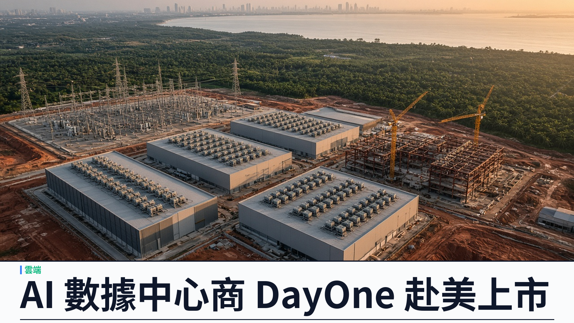 DayOne／官方：向 SEC 遞交 F-1 擬以「DODC」登陸納斯達克——上半年營收增二點三八倍至約五億一千二百萬美元；十市場鎖定 4.6GW、約 2.3GW 已簽約；最大客戶佔營收近七成