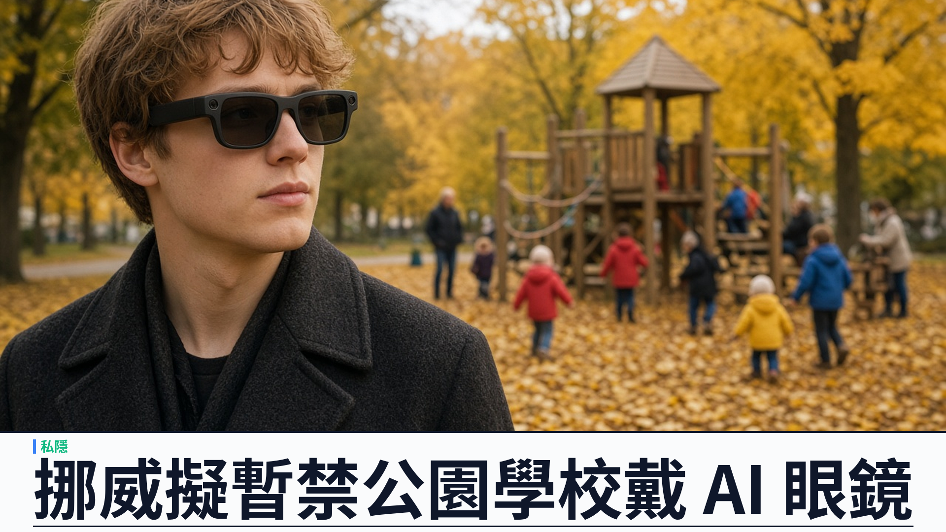 挪威政府／官方：擬立法暫禁公共場所使用 AI 眼鏡——公園、學校、健身室更衣室等或列禁區；非全面禁止，另設專家組研究穿戴科技長期規管