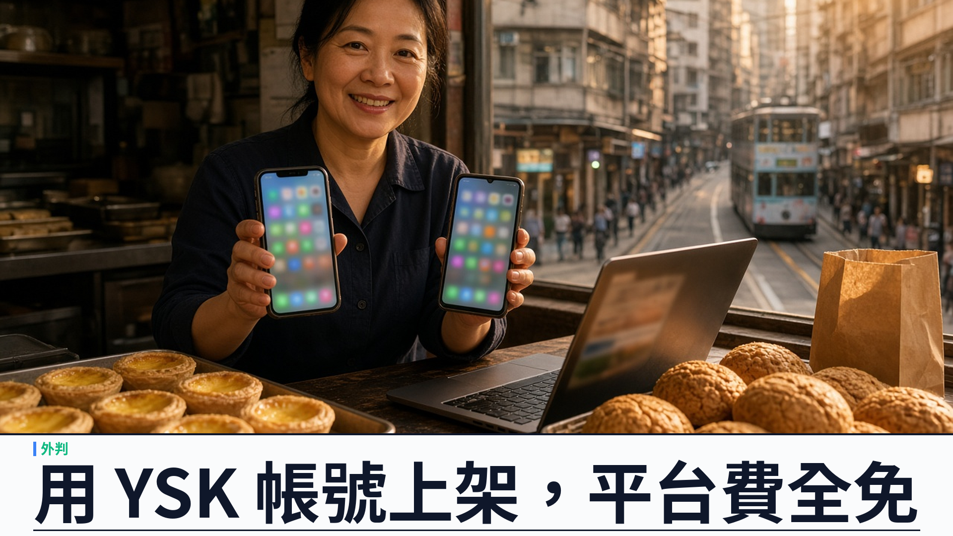 用 YSK 開發者帳號上架 Apple／Google，平台費全免：開發者外判月費 HK$2,000 起，網站與 iOS、Android 一條龍交付