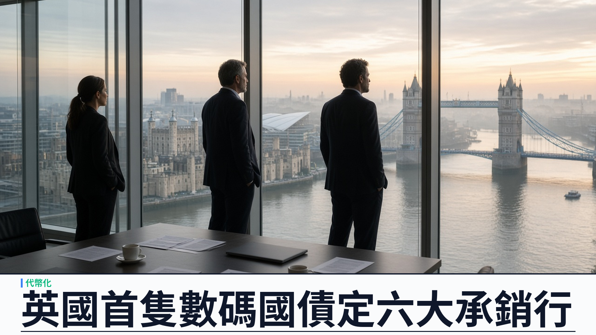 英國財政部／官方：首隻數碼原生國債 DIGIT 委任六家聯席牽頭行——巴克萊、滙豐、摩根士丹利等負責承銷；二零二七年首季前於 HSBC Orion 鏈上發行，擬在倫交所主板上市