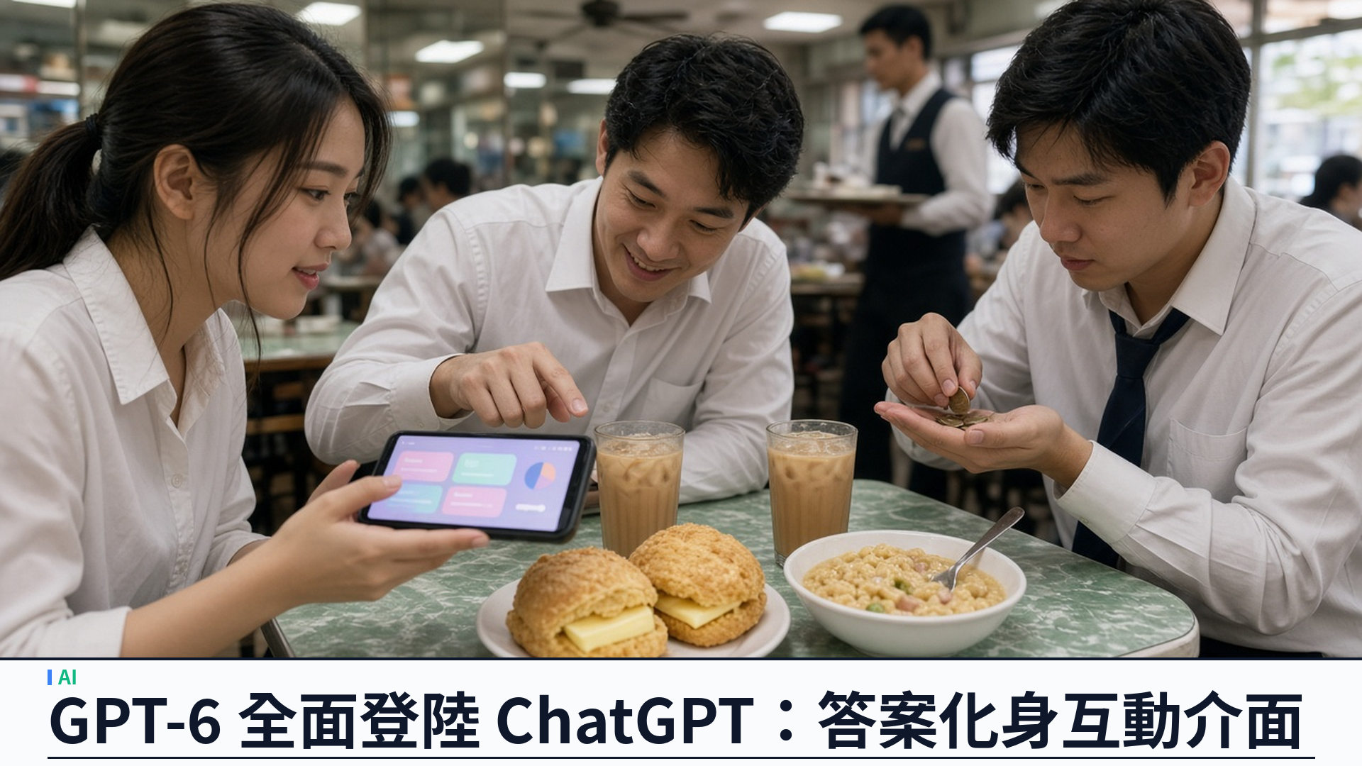 OpenAI／官方：GPT-6 推向全體 ChatGPT 用戶並首推 Intelligent UI——答案可直接變成圖表、表單及互動小工具，網上搜尋題目起答快百分之四十四